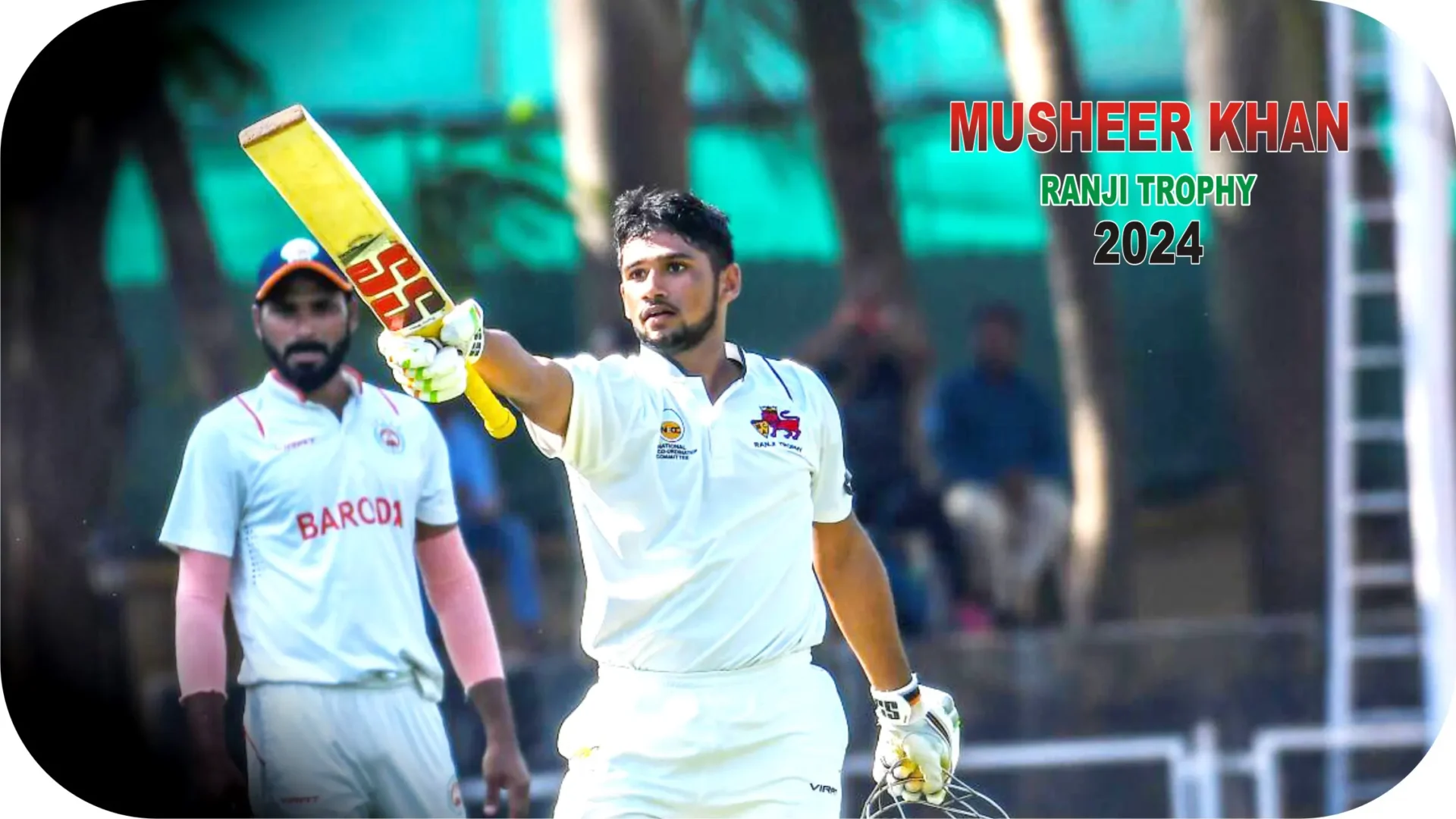 musheer khan double Century